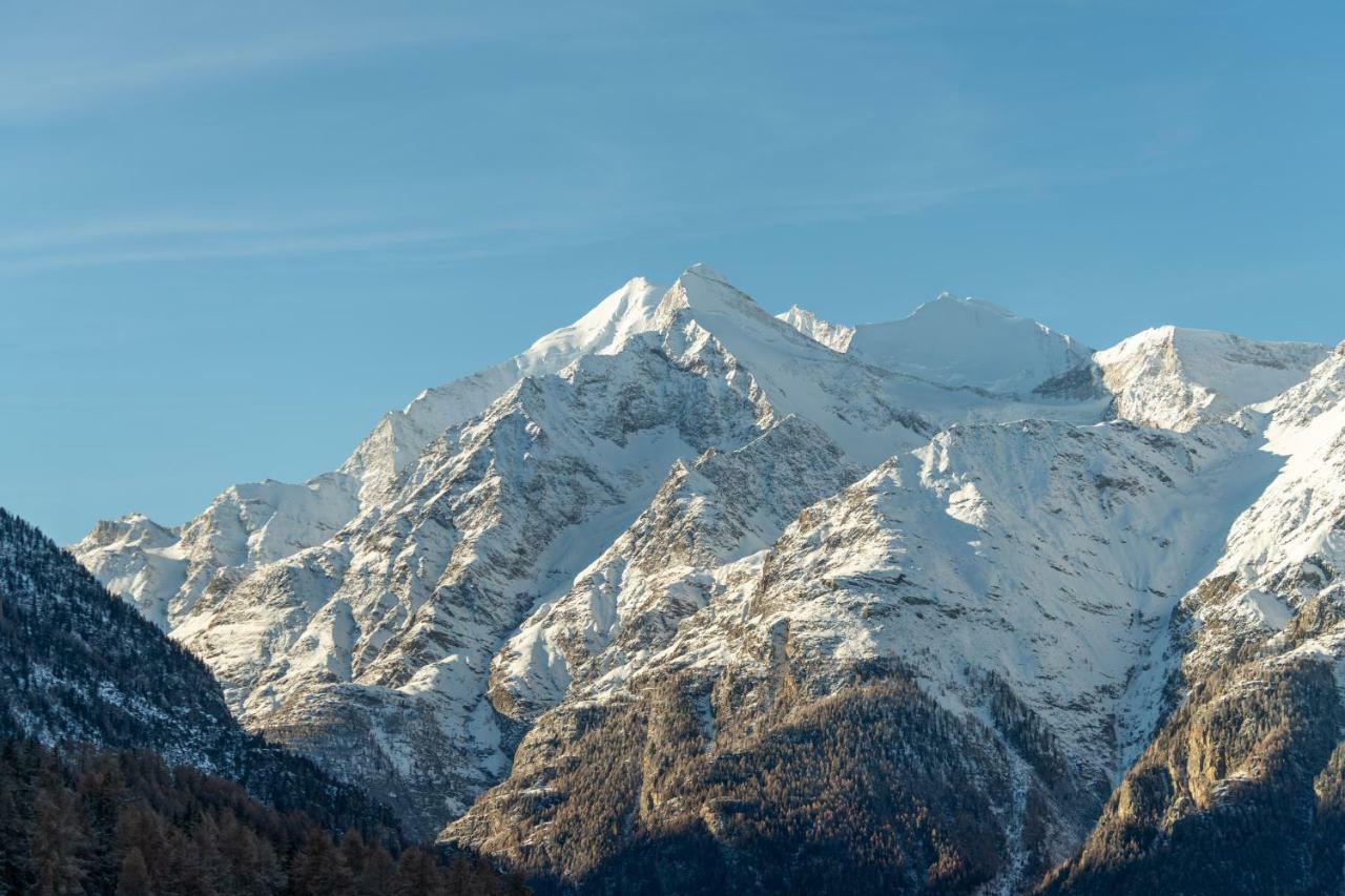 Maisonette Gentiana "Ein Nest Fur 2" Grächen Buitenkant foto